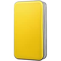 Estuche de CD- Alachi EU 96 Capacidad de plástico Duro Cremallera de Viaje Estuche de Billetera de Almacenamiento de CD…